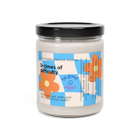 In Times of Difficulty: Soy Candle, 9oz