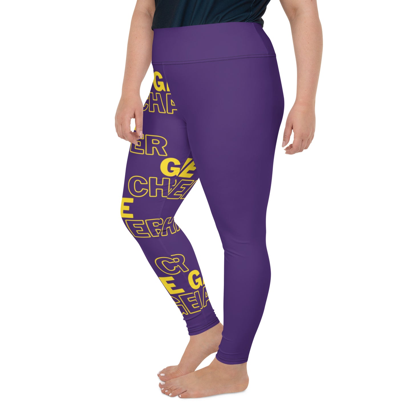 All-Over Print Plus Size Leggings