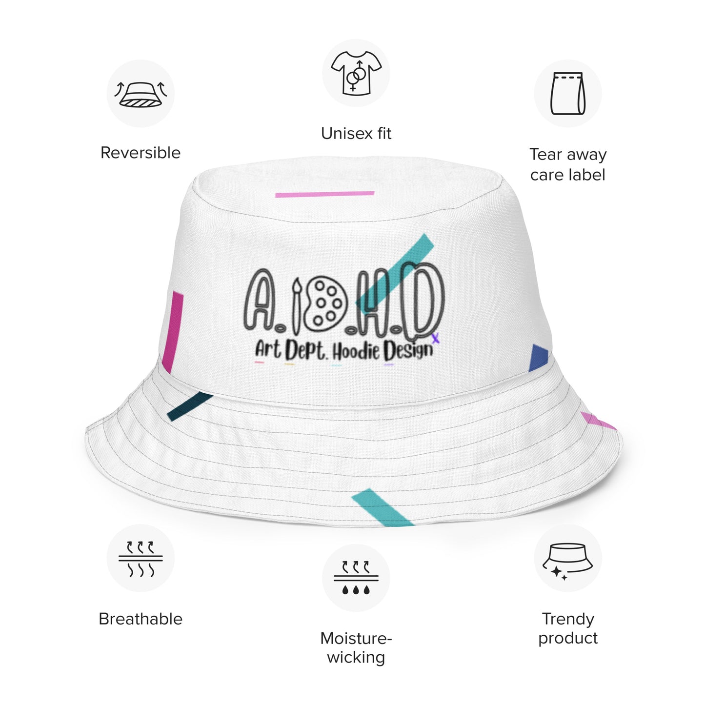 Reversible bucket hat