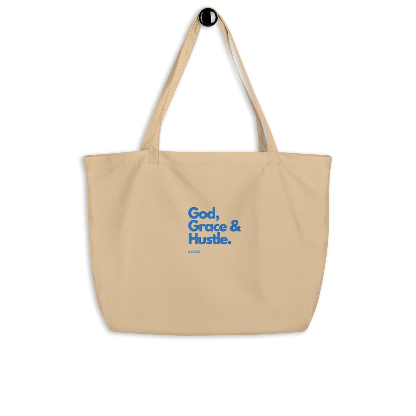 Large organic tote bag