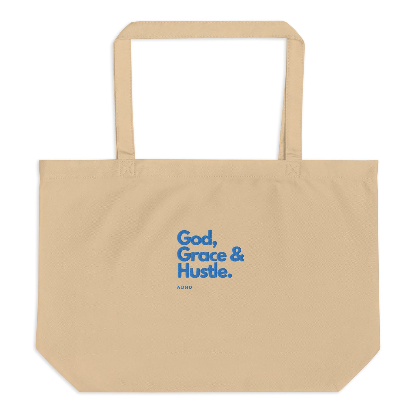 Large organic tote bag